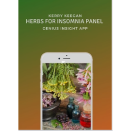 Herbs for Insomnia Panel | Kerry Keegan | Custom Panel