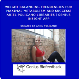 Weight Balancing Frequencies for Maximal Metabolism and Success| Ariel Policano Libraries | Genius Insight App