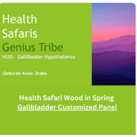 Deborah Drake Health Safari - Wood in Spring GallBladder Customized Panel
