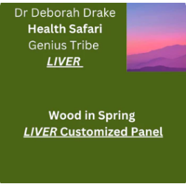 Deborah Drake Health Safari - Wood in Spring Liver Customized Panel